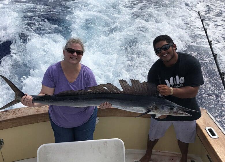 Kona fishing report - Blue Marlin, Shortbilled Spearfish and Ono