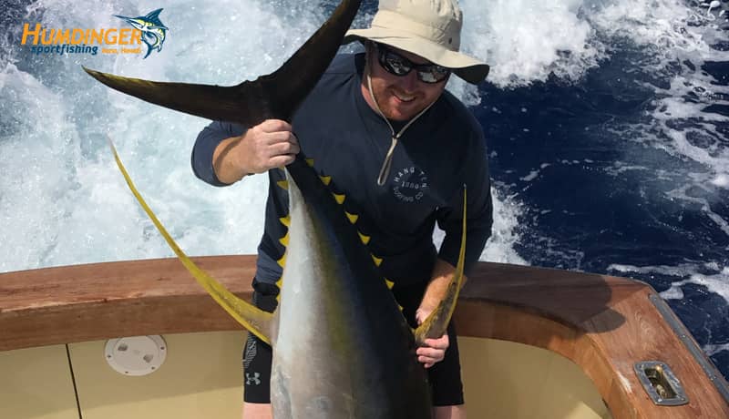 Good Yellowfin Tuna Bite in Kona
